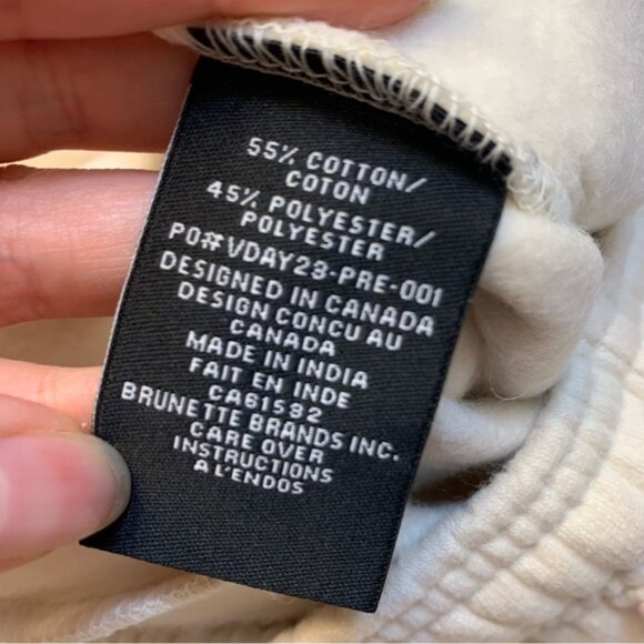 Brunette The Label Heart Joggers Almond Milk XS/S NWT - Picture 11 of 14